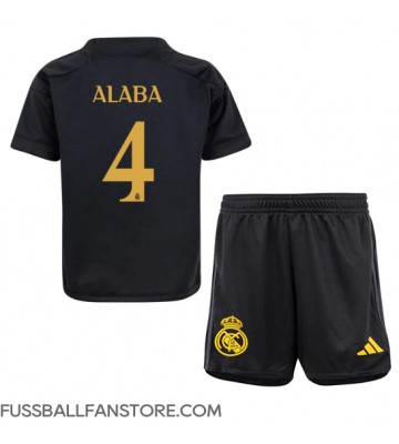 Real Madrid David Alaba #4 Replik 3rd trikot Kinder 2023-24 Kurzarm (+ Kurze Hosen)